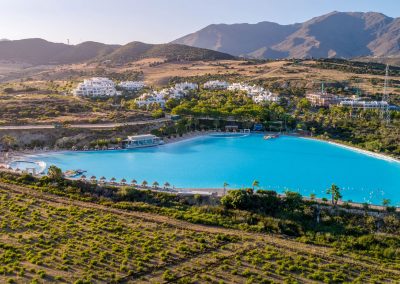 Alcazaba Lagoon Drone View